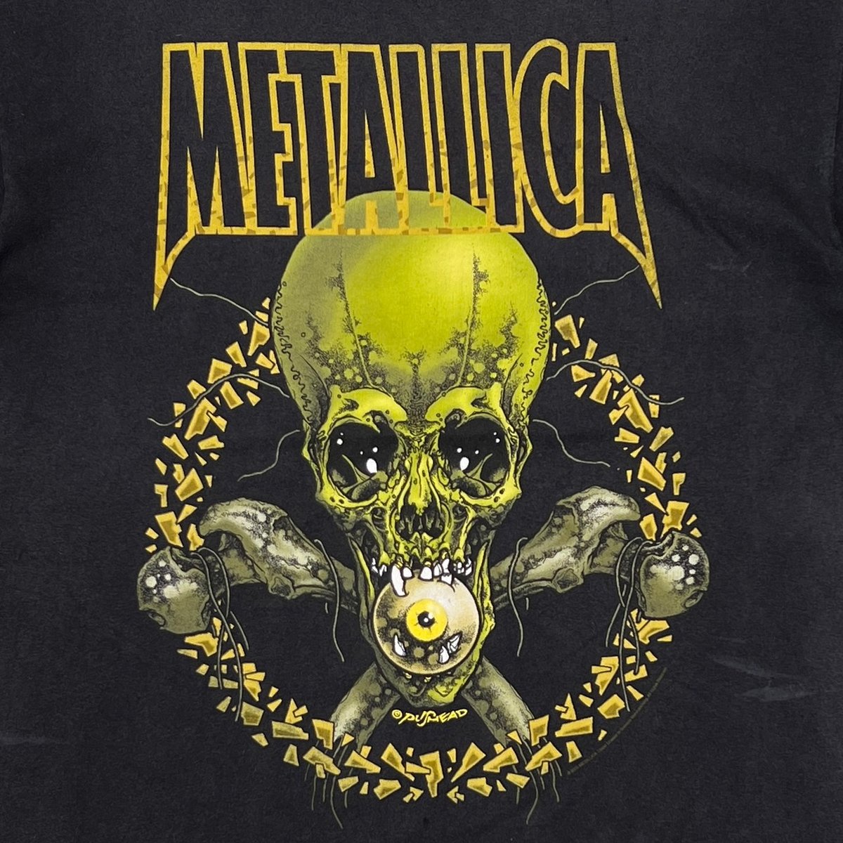 METALLICA PUSHEAD NO LEAF CLOVER Hanes LARGE 42