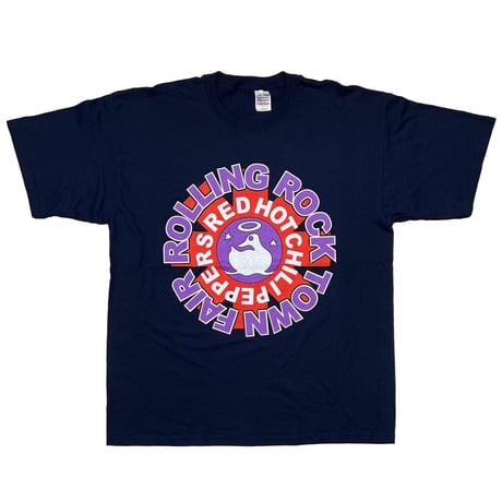 RED HOT CHILI PEPPERS ROLLING ROCK TOWN FAIR NAVY GILDAN XL 0216
