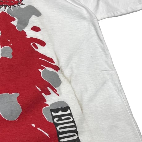 ROLLING STONES VOODOO LOUNGE TOUR 1995 FRONT SMALL SPIKE TONGUE WHITE LARGE 1545