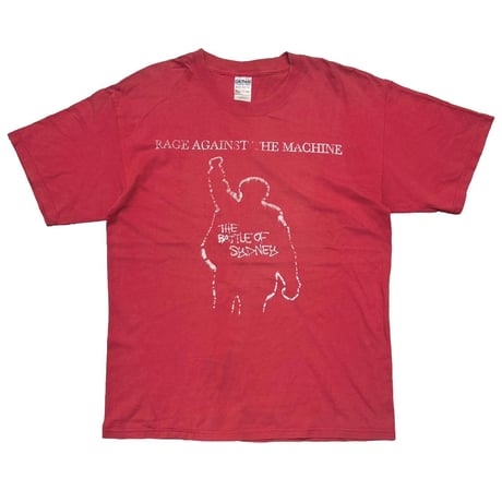 RAGE AGAINST THE MACHINE THE BATTLE OF SYDNEY RED GILDAN LARGE 4087