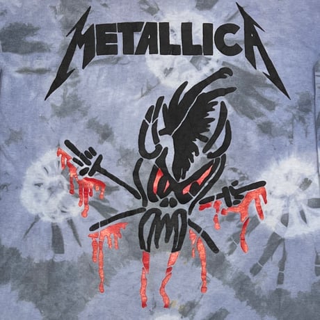 METALLICA SKULL LIVE SHIT TIE DYE LS XL 8183