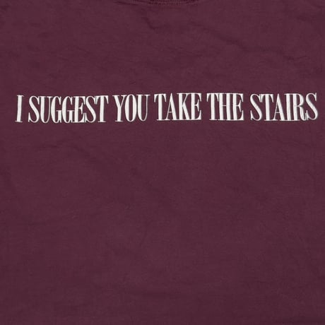 DISNEY VINTAGE THE TWILIGHT ZONE TOWER OF TERROR DOUBLE SIDE BURGUNDY XXL 6939