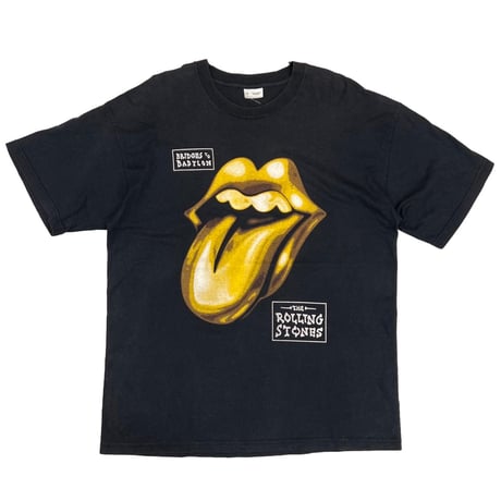 ROLLING STONES METALLIC LIP & TONGUE 1998 BRIDGES TO BABYLON XL 4248