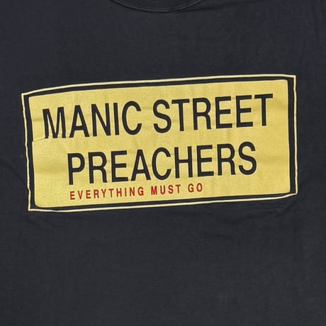 MANIC STREET EVERYTHING MUST GO BLACK XL 2409