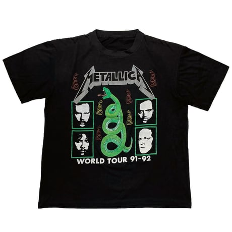 METALLICA RULES WORLD TOUR 1991-1992 FITS XL
