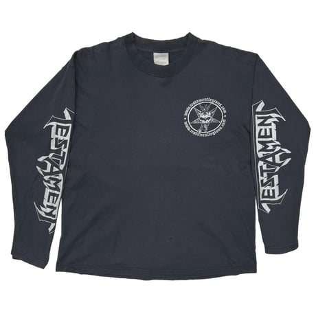 TESTAMENT TESTAMENTLEGIONS.COM LS BLACK SCREEN STARS LARGE 6641