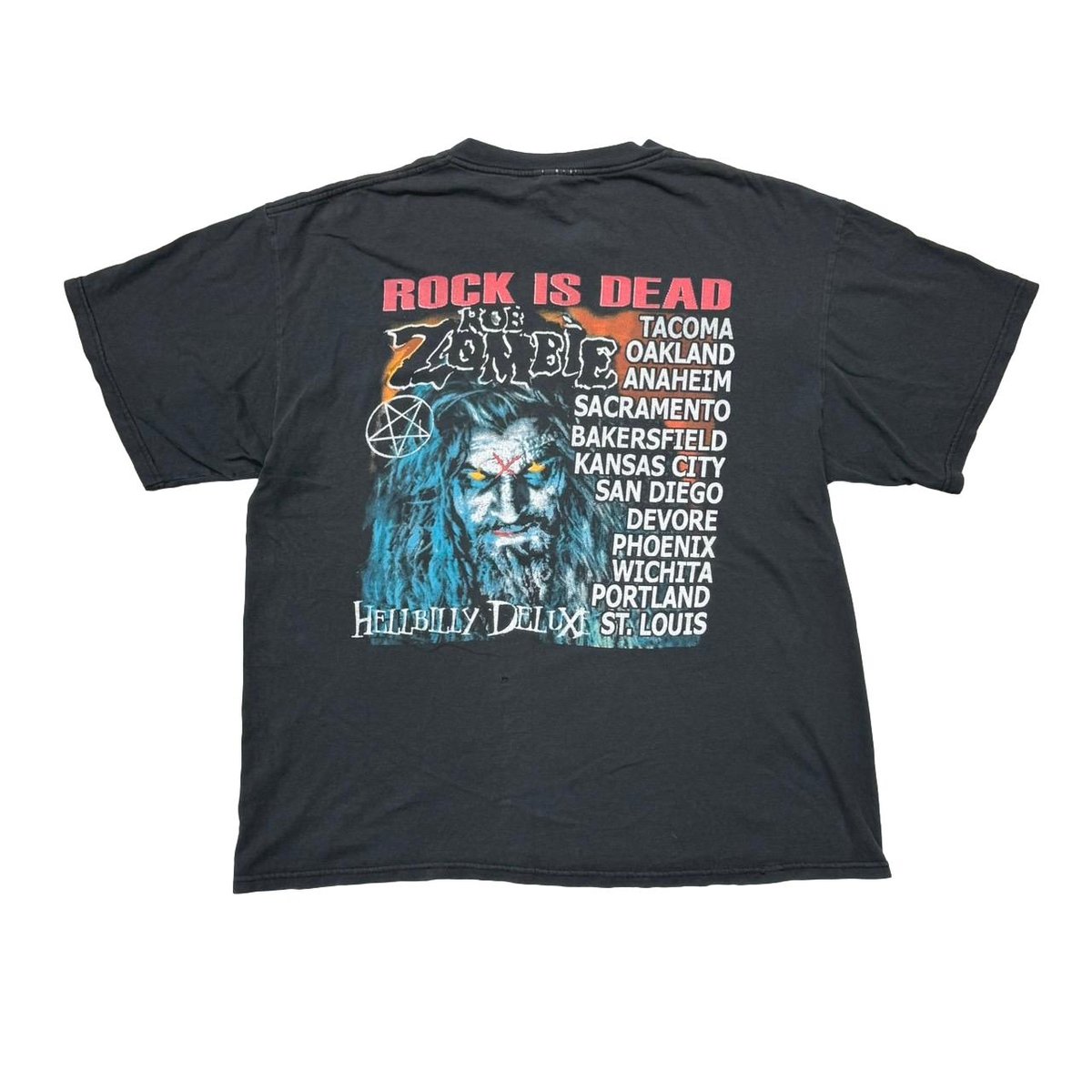 希少☆Rock is dead korn Rob Zombie Tシャツ L 黒 【公式通販】