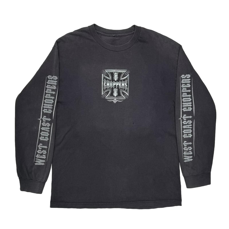 WEST COAST CHOPPERS CHROME LOGO LS FITS LARGE 8