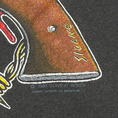 GUNS N’ ROSES 1990 SKULL HAT BROCKUM LARGE 5714...