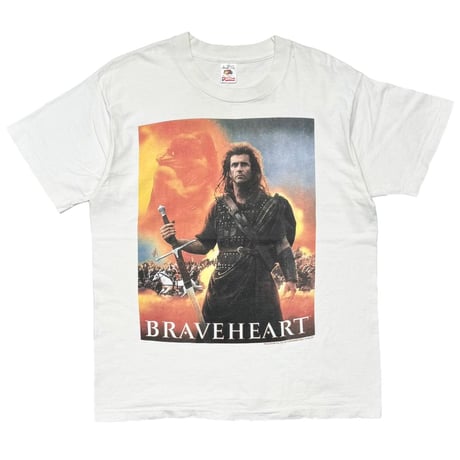 BRAVE HEART 1995 MOVIE PROMO WHITE FRUIT OF THE LOOM LARGE 3760