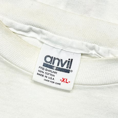 RED HOT CHILI PEPPERS 1990 WHITE ANVIL XL 8890