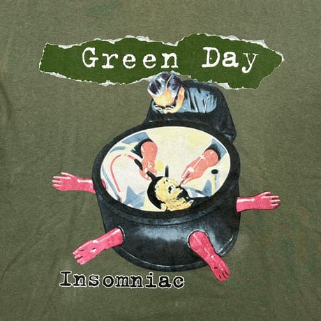 GREEN DAY INSOMANIAC GREEN WILD OATS LARGE 1253
