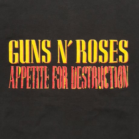 GUNS N' ROSES 1988 MONOCHROME MEMBER APPETITE FOR DESTRUCTION SPRING FORD XL 5384