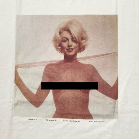 MARILYN MONROE 1997 NUDE THE LAST SITTING TEE FRUIT OF THE LOOM XL 1259
