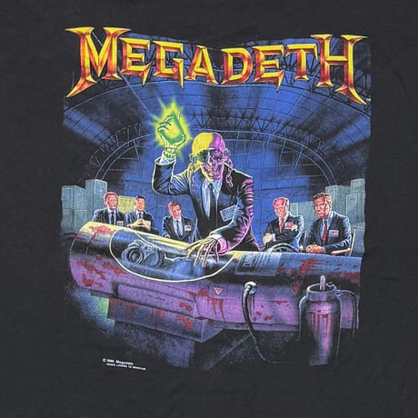MEGADETH 1990 RUST IN PEACE BROCKUM XL 5069