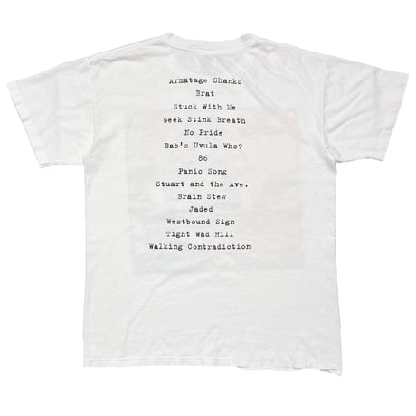 GREEN DAY INSOMANIAC WHITE WILD OATS LARGE 2142