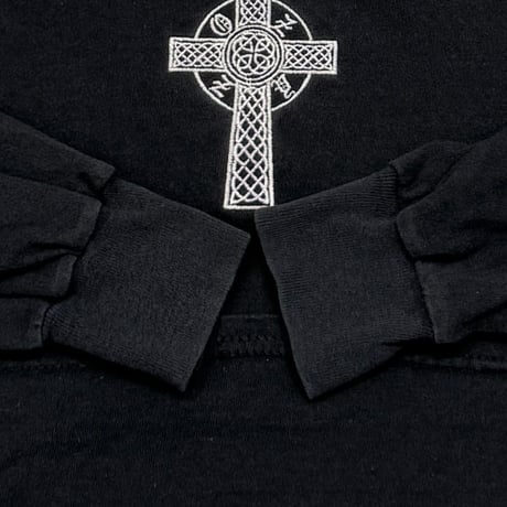OZZY OSBOURNE 1995 CROSS EMBROIDERY LS BLACK FITS XL 0426