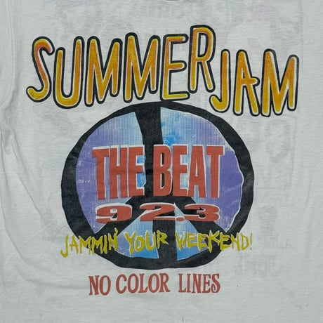 SUMMER JAM THE BEAT 92.3 WHITE FRUIT OF THE LOOM XL 6447