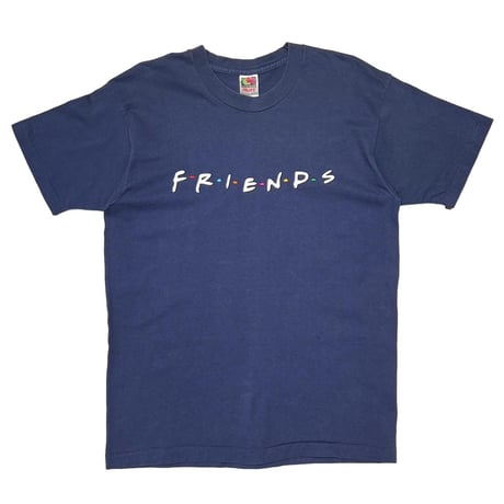 FRIENDS MOVIE PROMO LOGO DARK BLUE FRUIT OF THE LOOM LARGE 5443