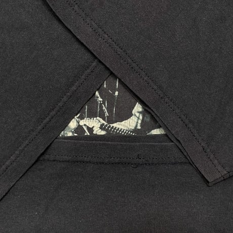 NIRVANA FROM THE MUDDY BANKS OF THE WISHKAH JACKET TEE NAVY ANVIL LARGE 7816