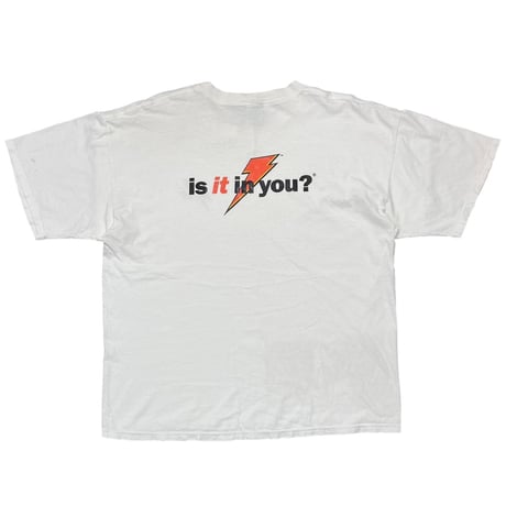 GATORADE 00S is it in you ? WHITE GILDAN XL 9567