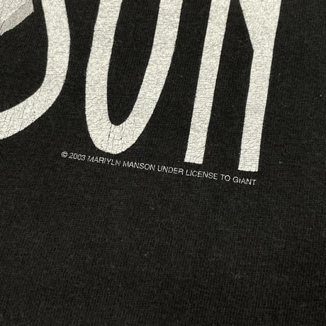 MARILYN MANSON 2003 GROTESK BURLESK TOUR M&O XL 2503
