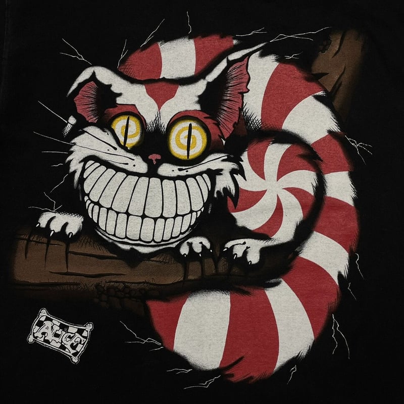 ALICE IN WONDERLAND CHESHIRECAT BLACK FITS XL 2