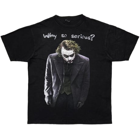 THE DARK KNIGHT JOKER Why so serious ? FITS LARGE 4458