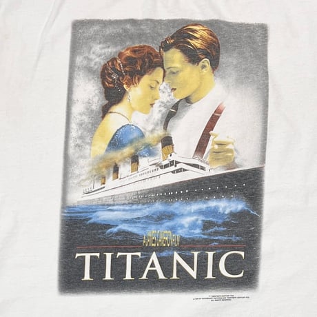 TITANIC 1998 MOVIE PROMO WHITE XL 9040