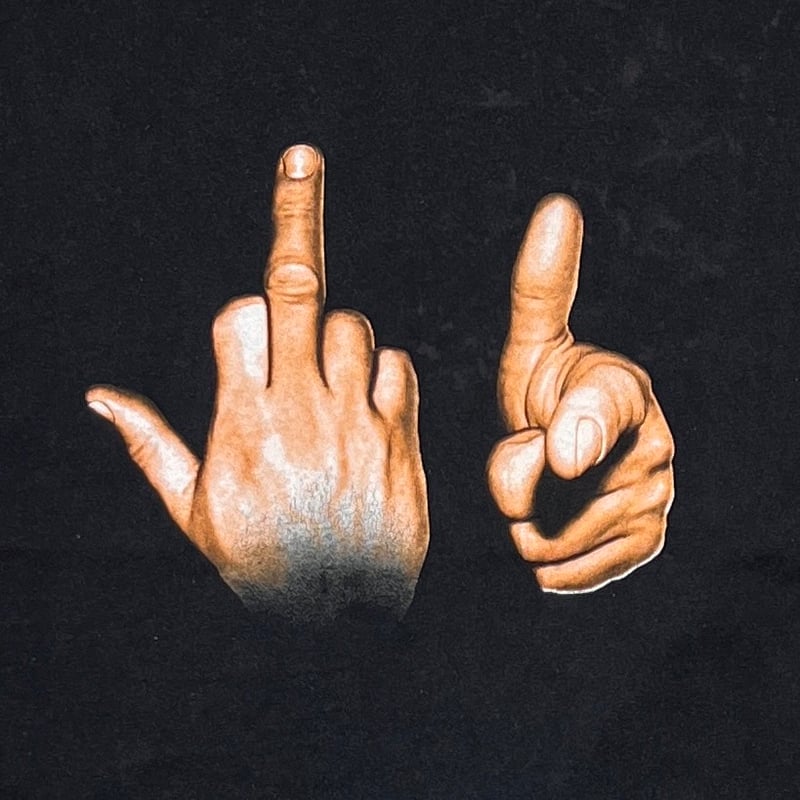 OLD & VINTAGE FUCK YOU HAND SIGN DELTA XL 6439 