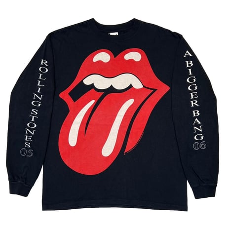 ROLLING STONES 2006 A BIGGER BANG LIP & TONGUE LS anvil LARGE 7641