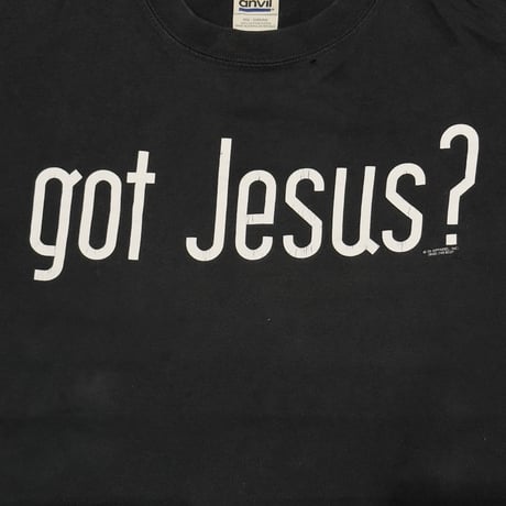 OLD & VINTAGE got Jesus ? anvil XL 8888