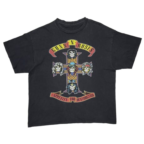 GUNS N' ROSES APPETITE FOR DESTRUCTION SKULL CROSS FITS XL 4149
