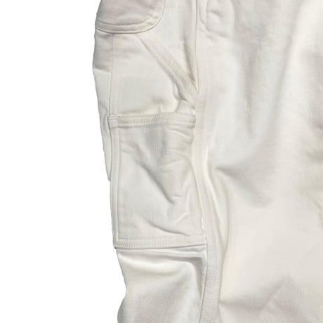 [Christmas Limited] greatLAnd ORIGINAL NO MAN CARPENTER DOUBLE KNEE PANT WASHED WHITE