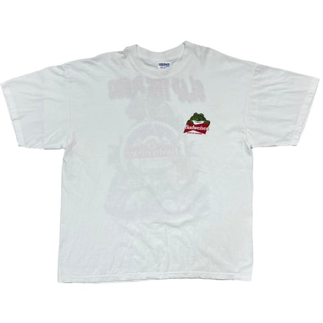Budweiser 1999 SLAP THE PUNK WHITE GILDAN XL 0968