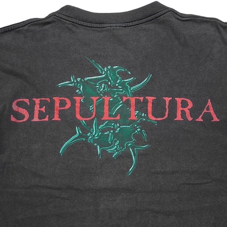 SEPULTURA DOUBLESIDE PRINT EURO BOOTLEG FITS XL 7660