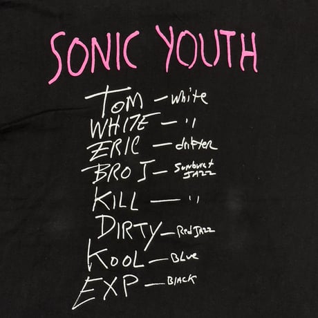 SONIC YOUTH 1991 DISAPPEARER EURO XL 7208