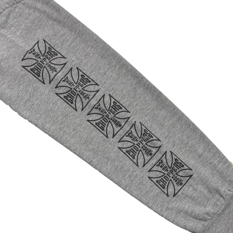 WEST COAST CHOPPERS IRON CROSS LONG BEACH CA LS ASH GREY FITS LARGE 8648