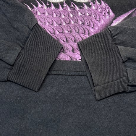 ROLLING STONES SPIKE TONGUE PURPLE HOODIE LS BROCKUM XL 0003