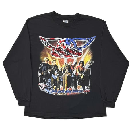 AEROSMITH JUST PUSH PLAY SORAYAMA AMERICAN FLAG BOOTLEG LS DELTA LARGE 2843