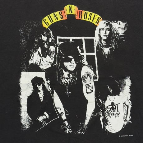 GUNS N' ROSES 1988 MONOCHROME MEMBER APPETITE FOR DESTRUCTION SPRING FORD XL 5384