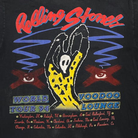 ROLLING STONES VOODOO LOUNGE WORLD TOUR 1994 BOOTLEG FITS XL-XXL 3767