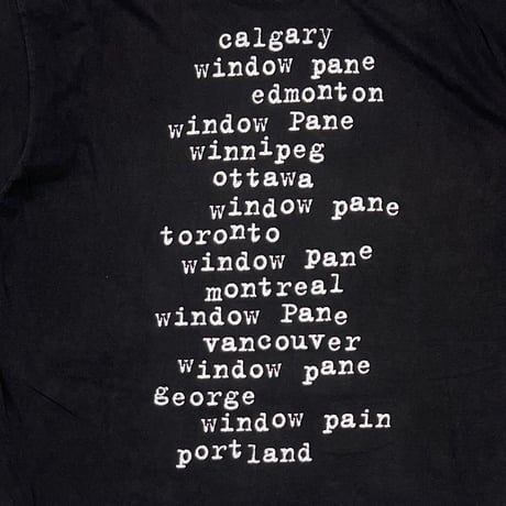 PEARL JAM 1993 WINDOW PAIN EURO XL 8897