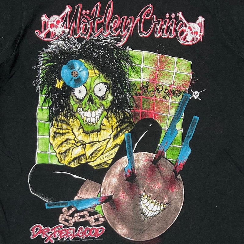 MOTLEY CRUE PUSHEAD DR FEELGOOD THE MOTHER FXXK