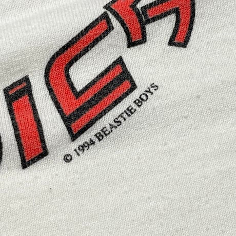 BEASTIE BOYS ILL COMMUNICAITON RINGER WHITE RED WINTERLAND XL 4522