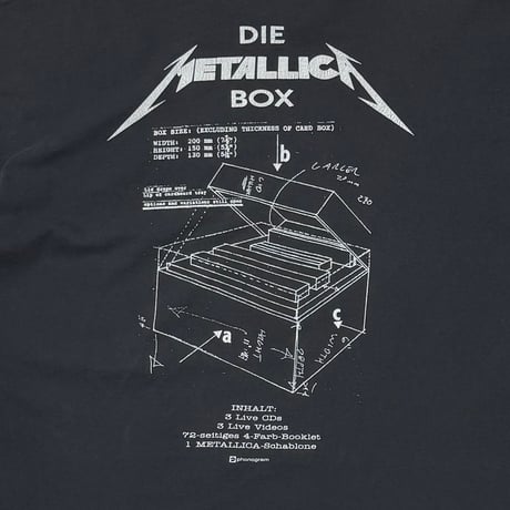 METALLICA LIVE SHIT BINGE&PURGE LS SCREEN STARS XL 3960