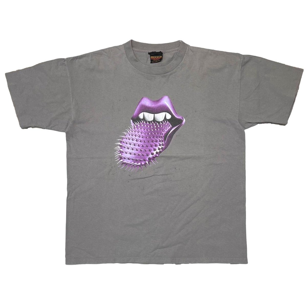 ROLLING STONES PURPLE LIP & SPIKE TONGUE VOODOO