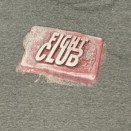 FIGHT CLUB LOGO TEE ORIGINAL ASH GREY ALL SPORT LARGE 9128