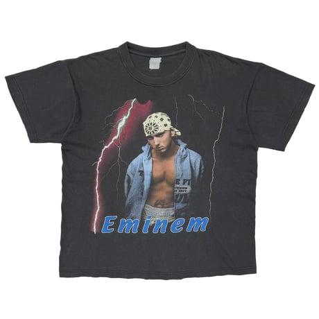 EMINEM THUNDER BACK TEXT EMINEM USA BOOTLEG FITS XL 5389