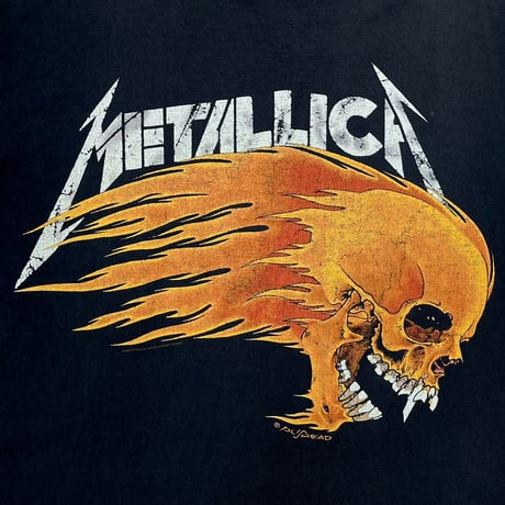 METALLICA PUSHEAD SUMMER SHIT TOUR 1994 FLAME SKULL ANVIL XL 3325